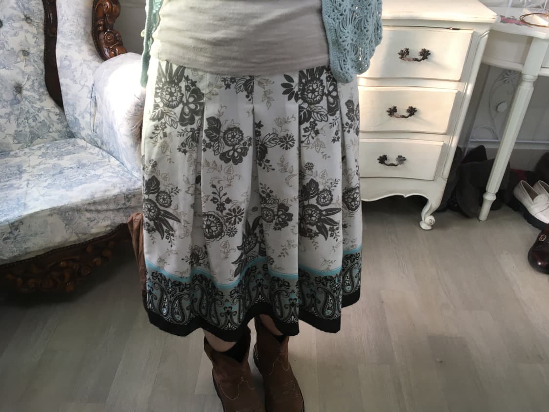 jpn vintage oriental flower pattern sk 상품이미지2