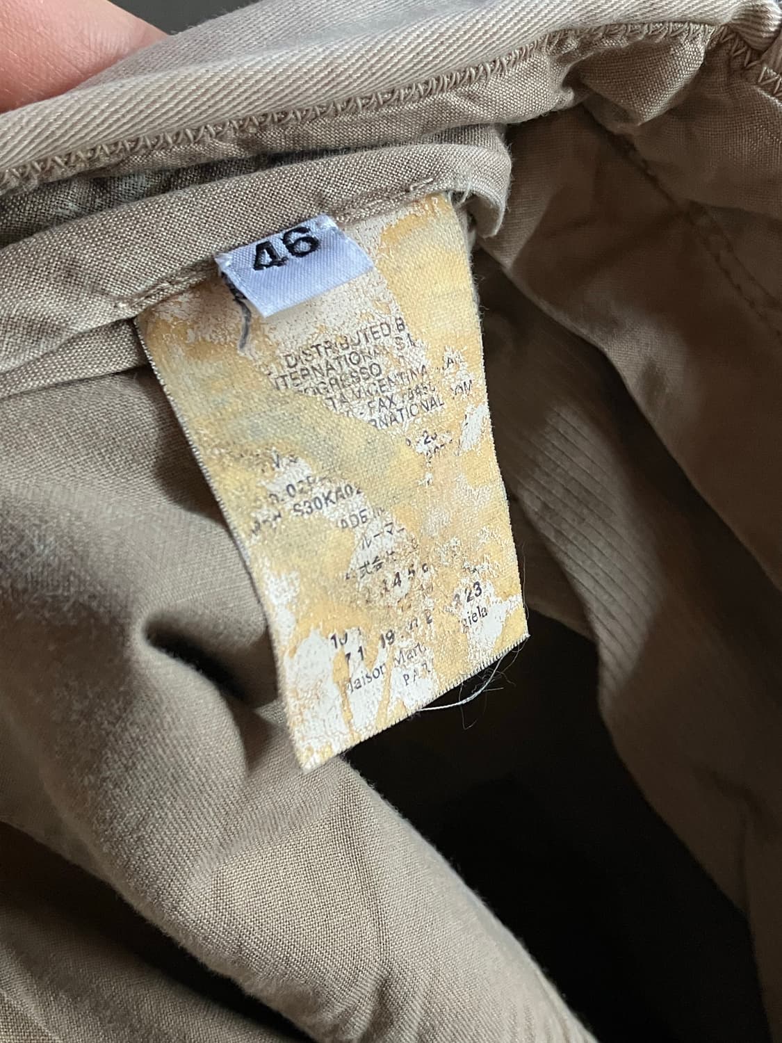 마르지엘라 2010fw 코튼 치노 팬츠 46 상품이미지5