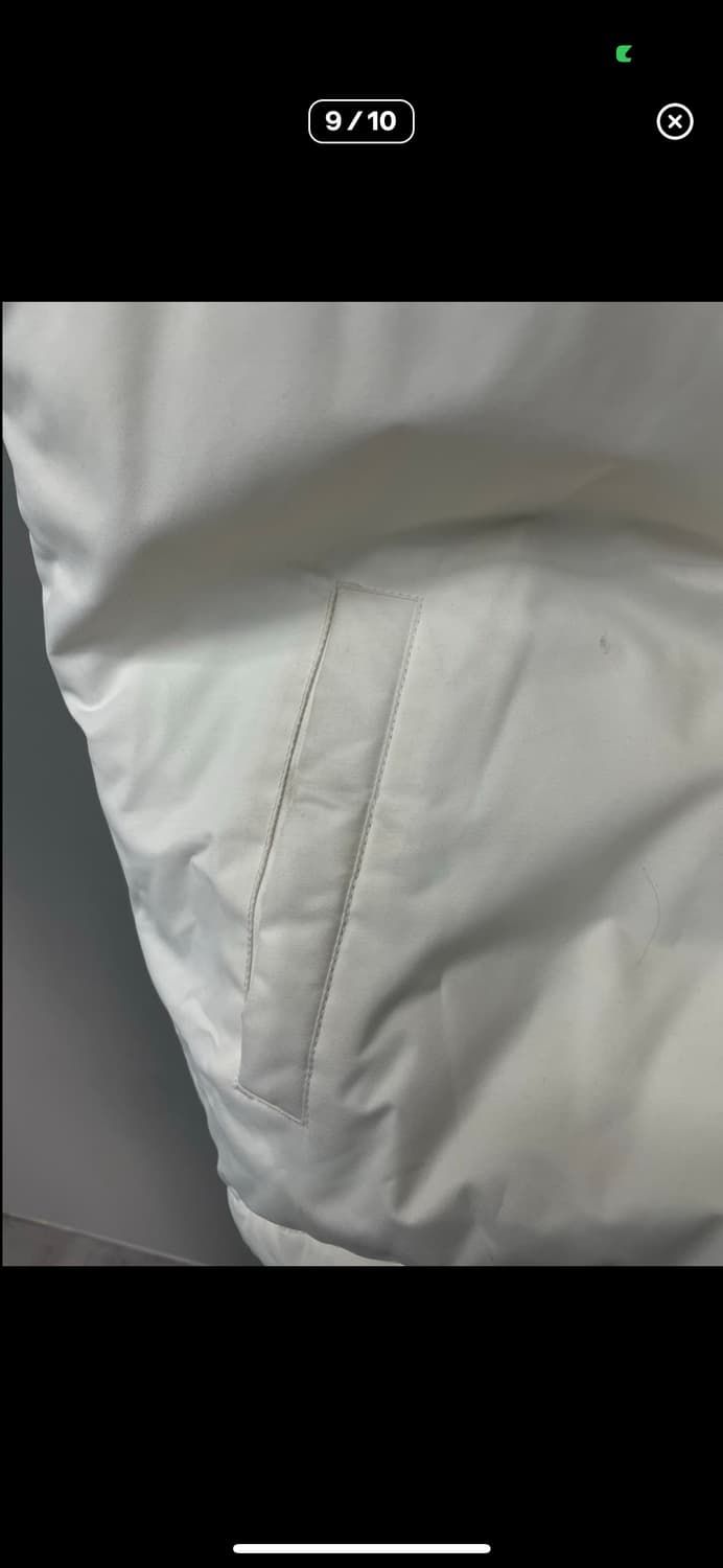 엄브로 빅로고 화이트 패딩 베스트 A3355 상품이미지9