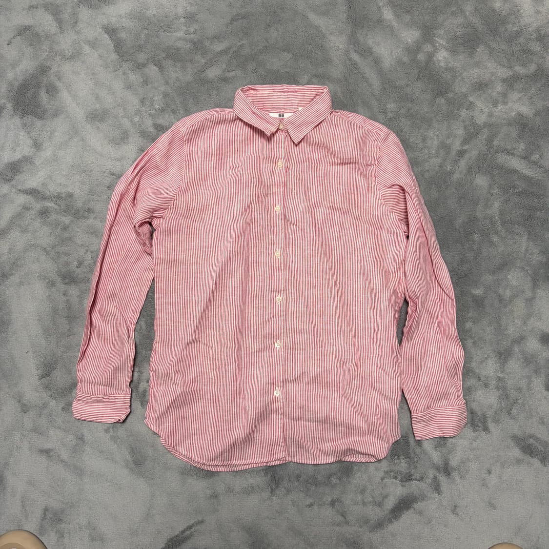 유니클로 여성 스트라이프 셔츠 상품이미지1