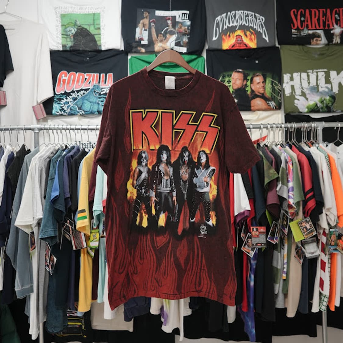 1996년 빈티지 싱글 스티치 KISS Cronies tour 티셔츠 상품이미지2