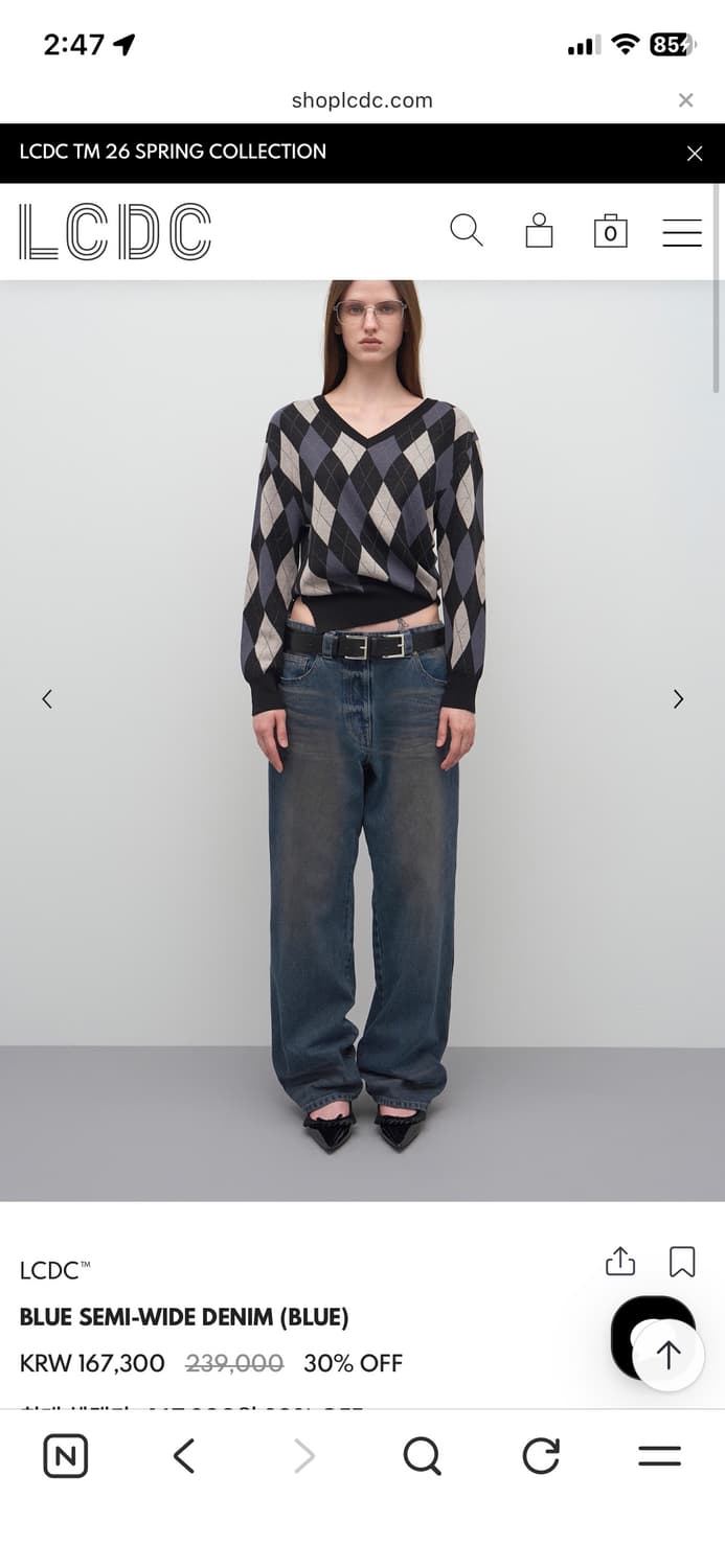 lcdc tm 데님 s사이즈 상품이미지1