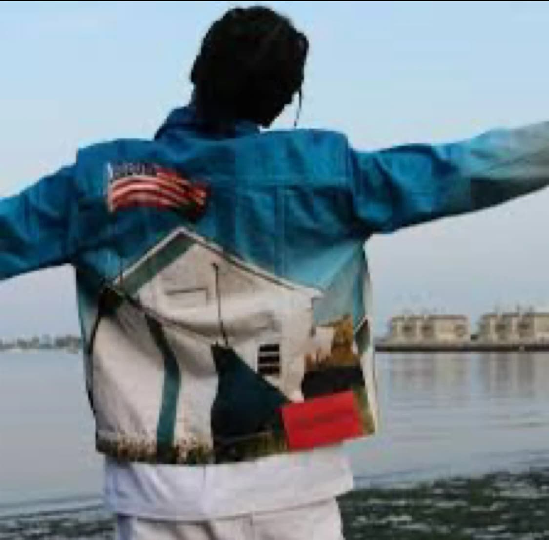 캘빈클라인 라프시몬스 205w39nyc 성조기 트러커 M 상품이미지2