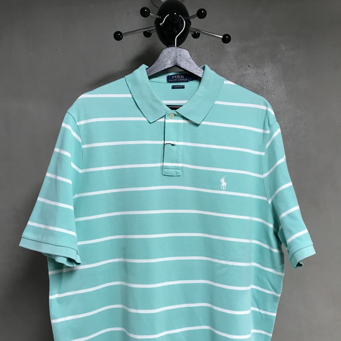 폴로 랄프로렌 PK 단가라 반팔 카라티 L 상품이미지2