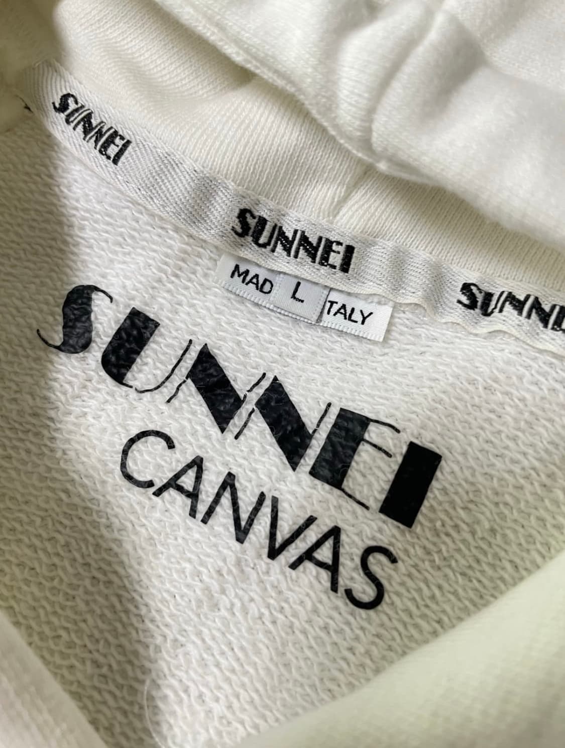 써네이 후드 화이트 L 상품이미지4