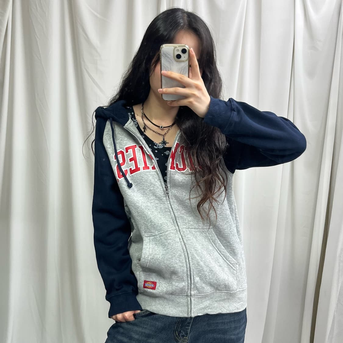 Dickies gray hood zip-up 상품이미지2