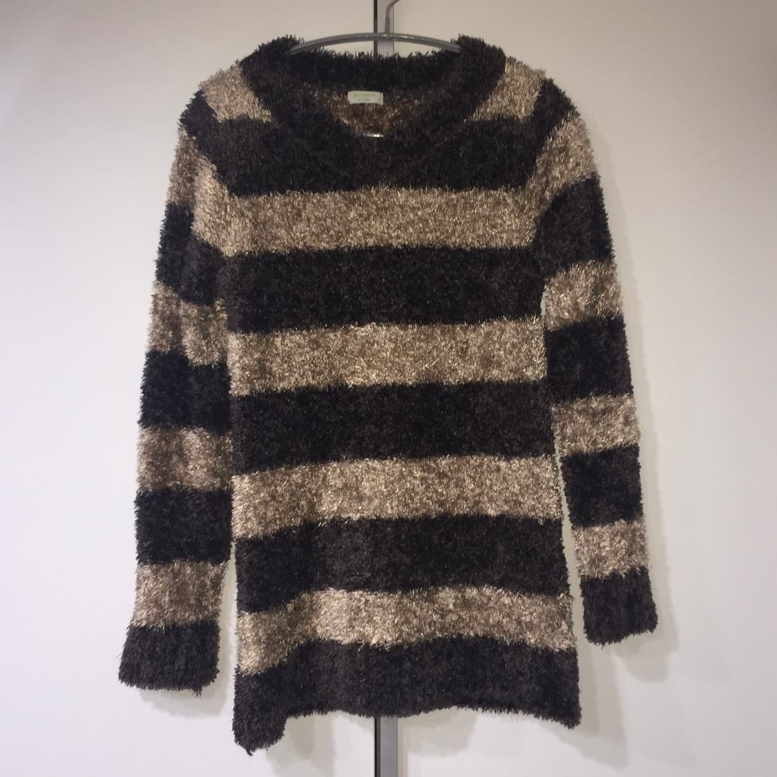 Persodea v넥 라떼갸루 앙고라 단가라 원피스 상품이미지3