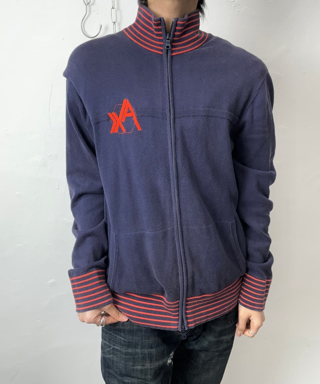 Armani Exchange Contrast Stripe Ribbed Z 상품이미지2