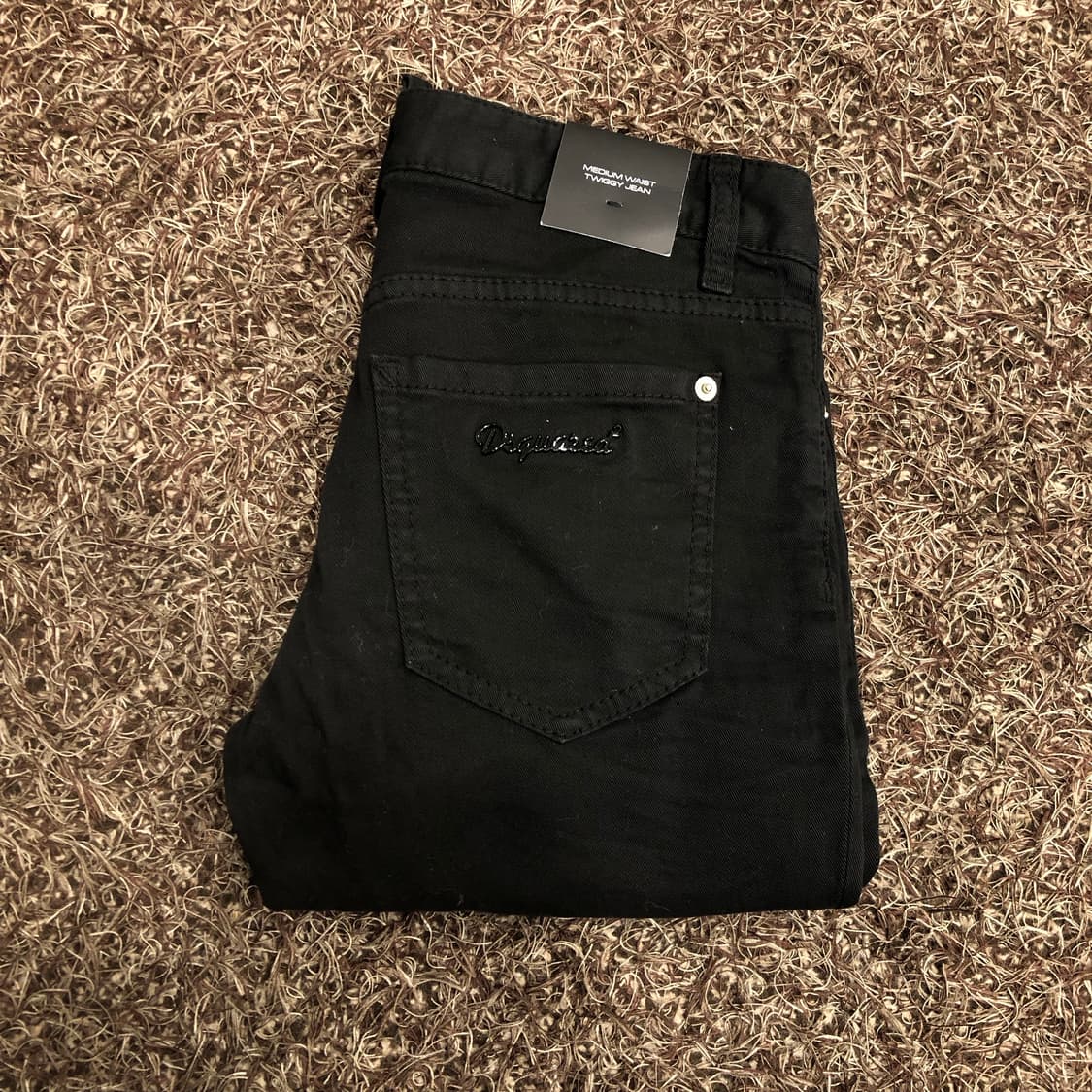 새상품 디스퀘어드 여성 블랙진 스키니진 데님 팬츠 상품이미지1