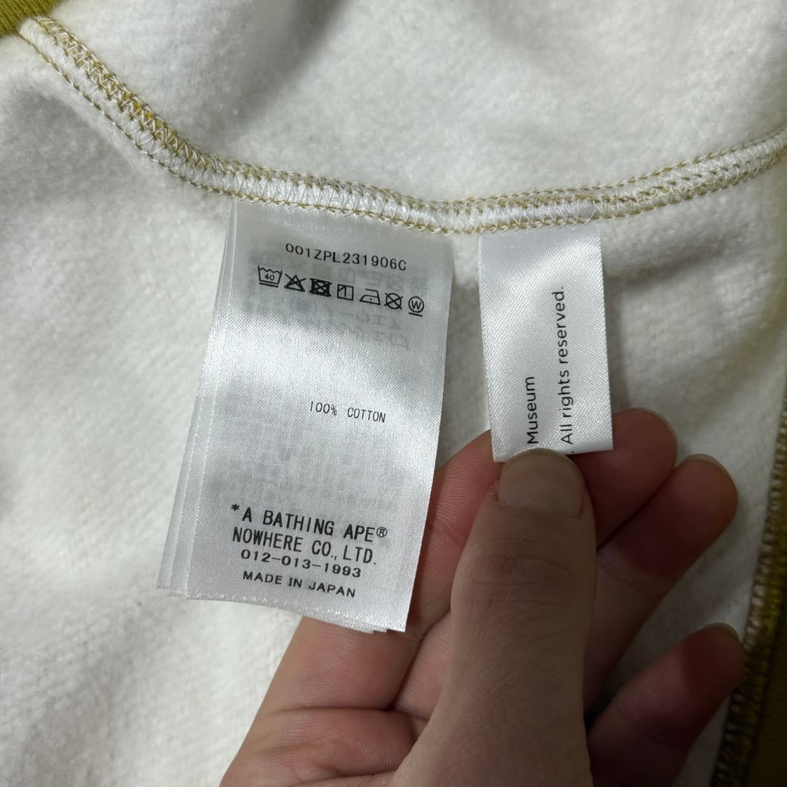 베이프 x 반고흐 해바라기 샤크 풀 집업 후디 상품이미지7