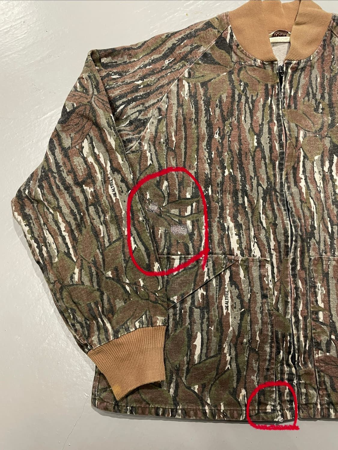 80-90‘s wallo made in usa 리얼트리 워크 자켓 상품이미지8