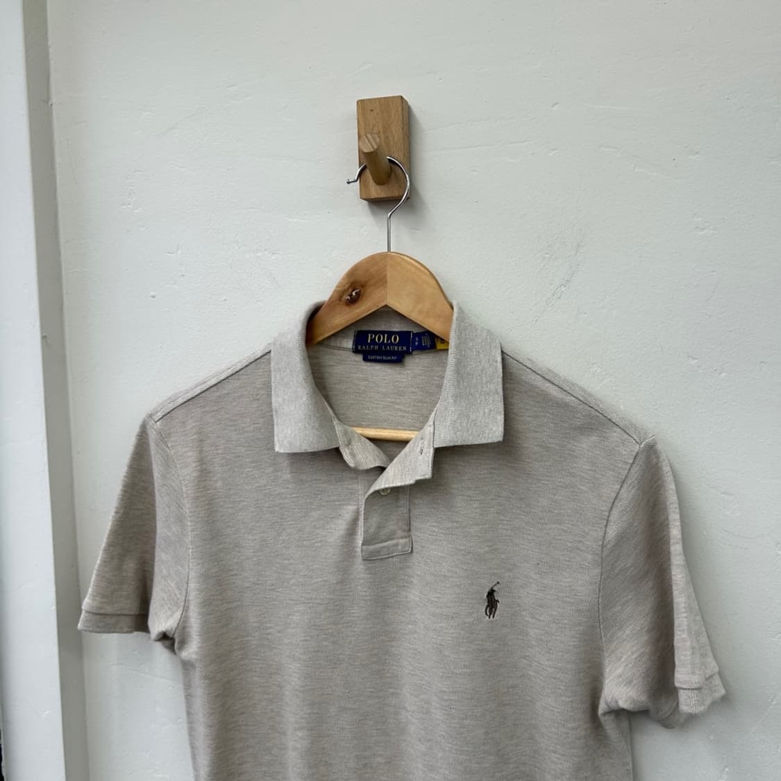 16660 - 폴로 랄프로렌 오트밀 반팔 카라티 상품이미지1