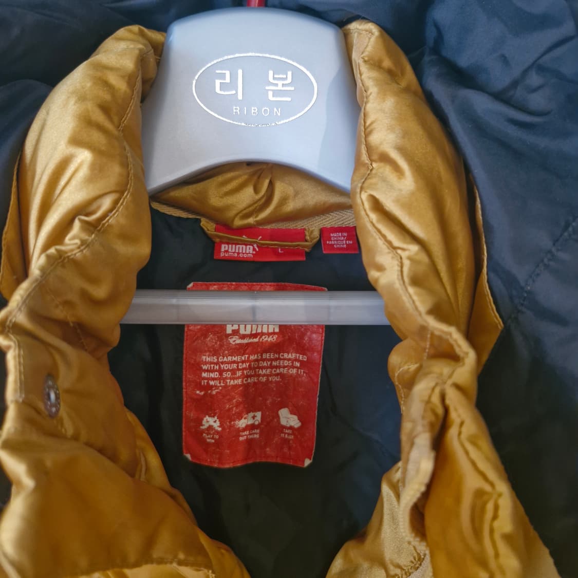 푸마 덕 다운 패딩 L 상품이미지3