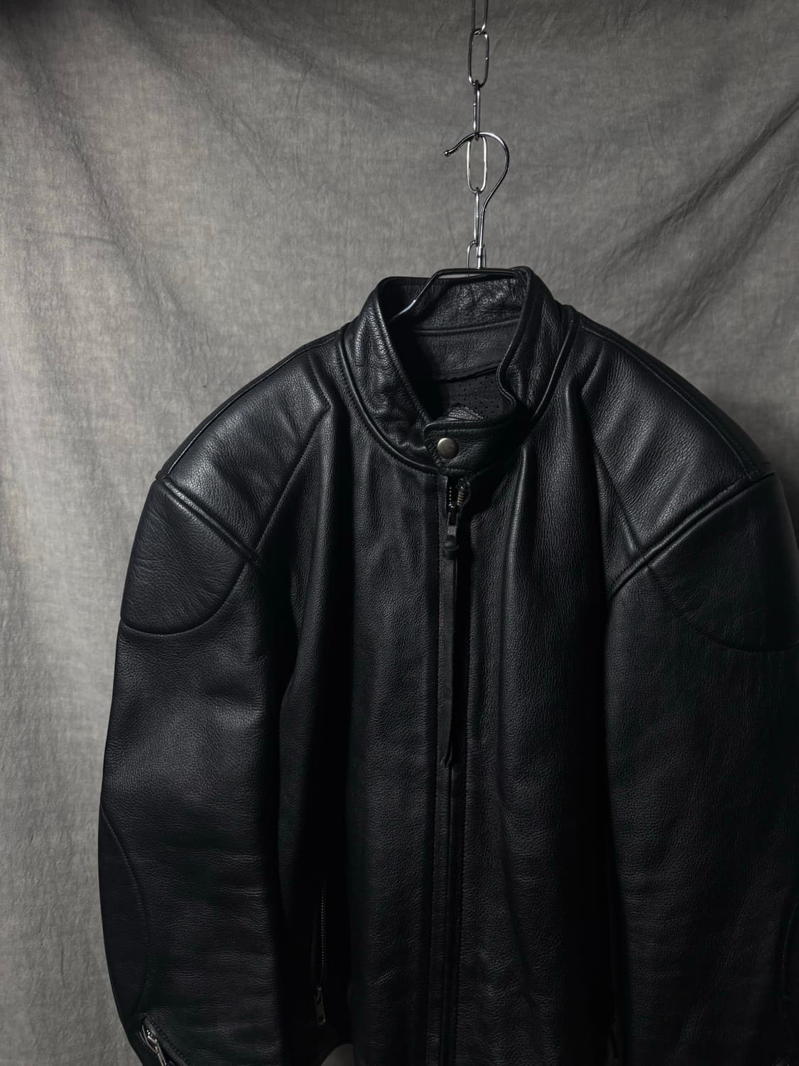 Greedy Motorcycle Cow hide Jacket 상품이미지3