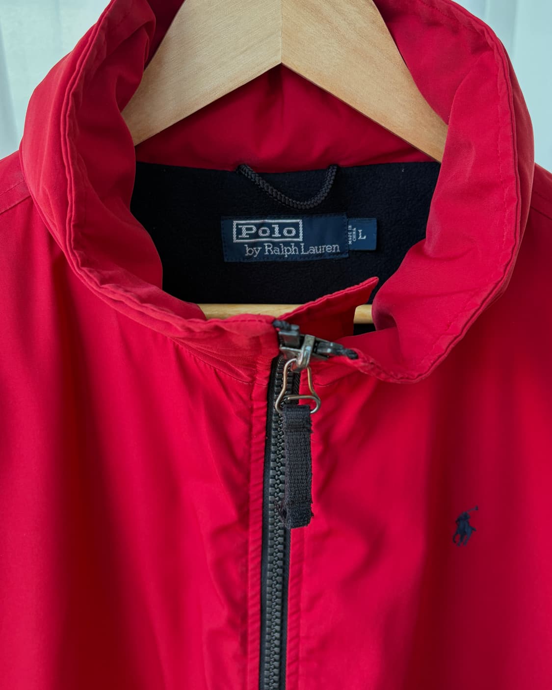 [L]폴로 랄프로렌 폴리쉘 레드 자켓 상품이미지7