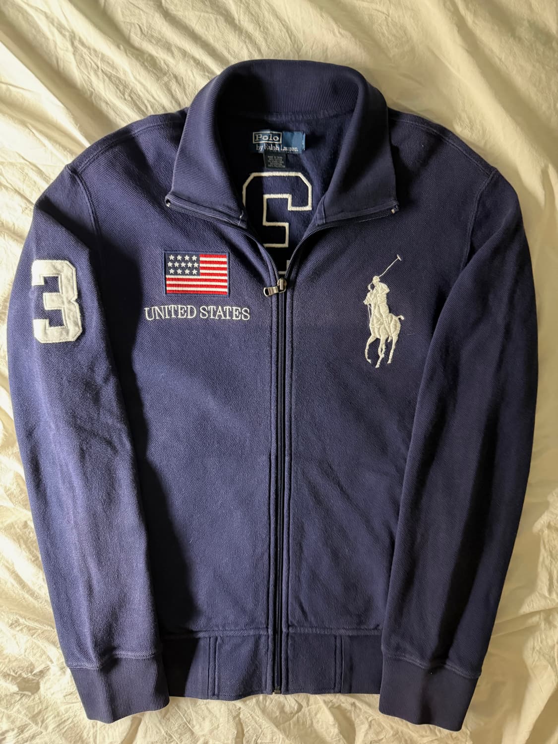 폴로 빅포니 성조기 집업 상품이미지2