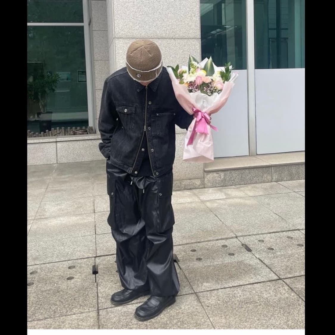 언어펙티드x플랙 데님 자켓 M사이즈 상품이미지1