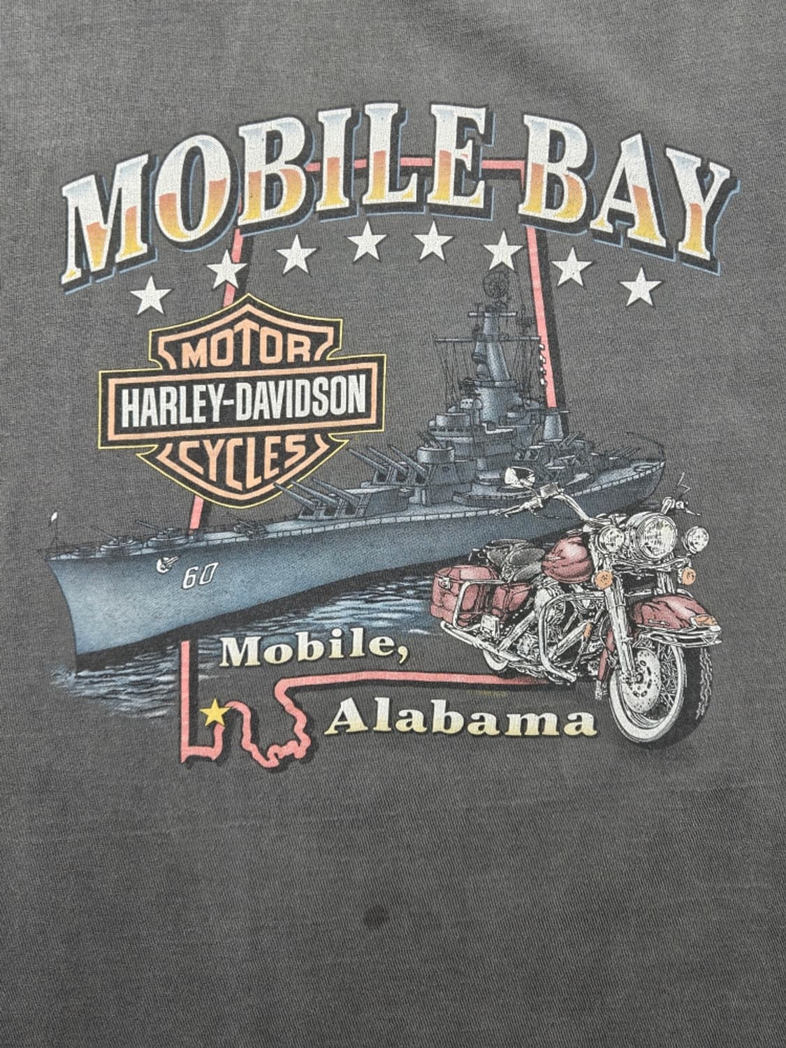 1998 할리데이비슨 빈티지 반팔 티셔츠 ( 2XL추정 ) / 11847 상품이미지9