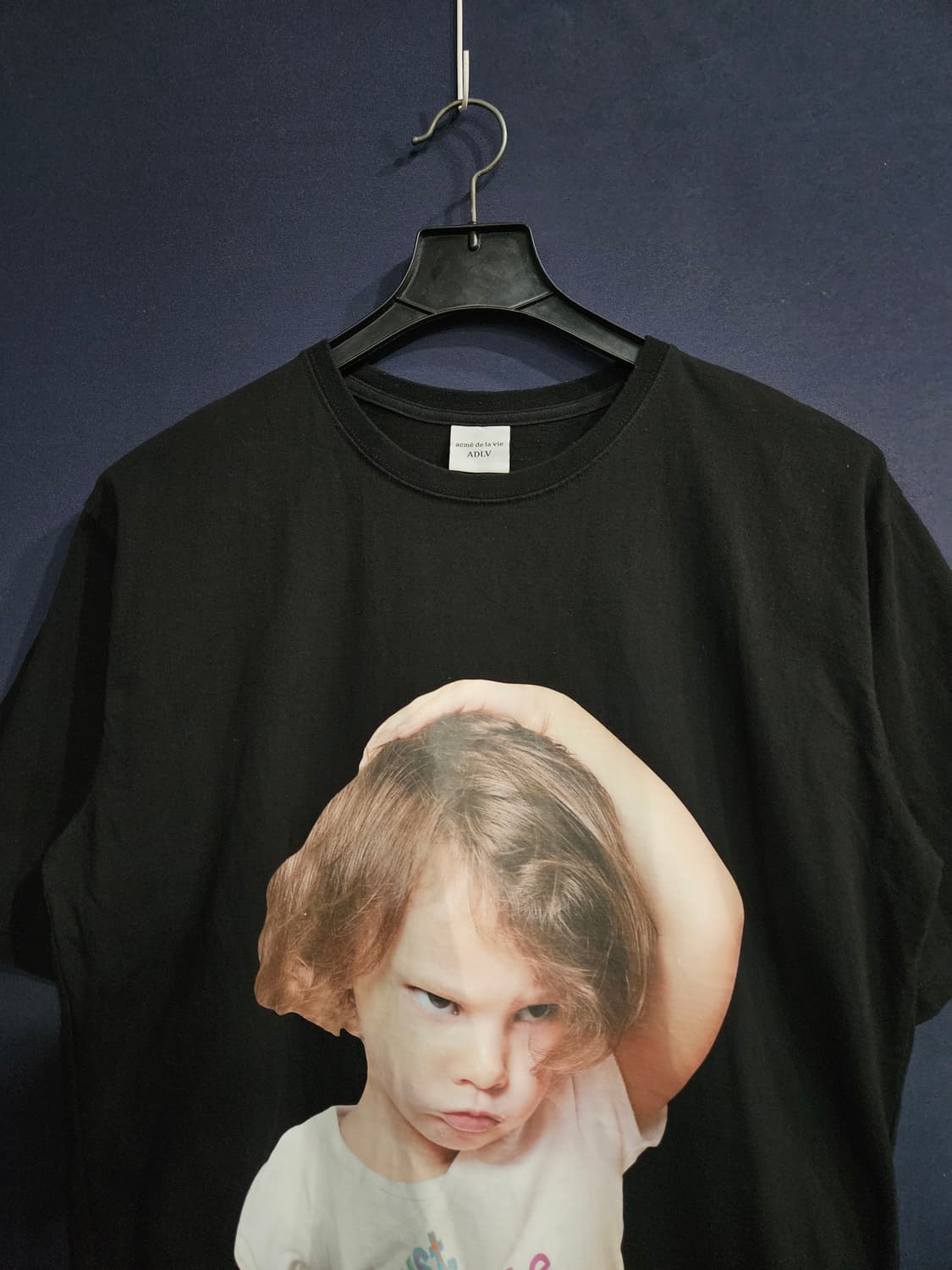 아크메드라비 프린팅 블랙 남성 오버핏 95~FREE 반팔티  상품이미지6