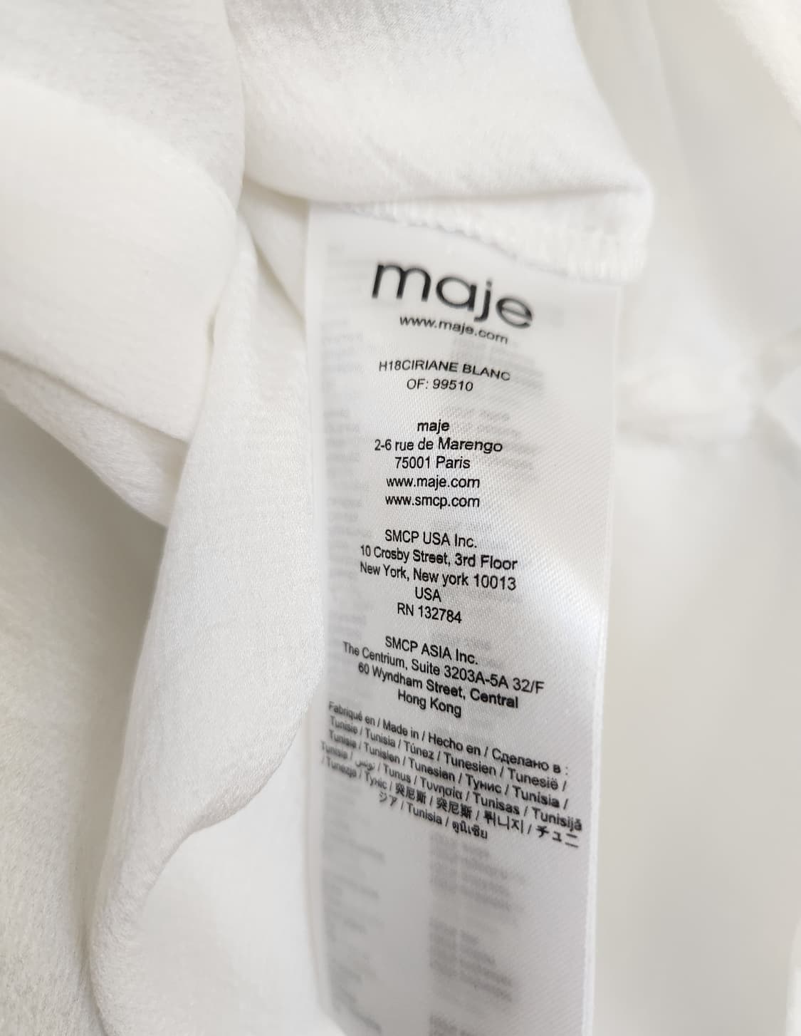 마쥬 레이스카라 블라우스 2사이즈 상품이미지7