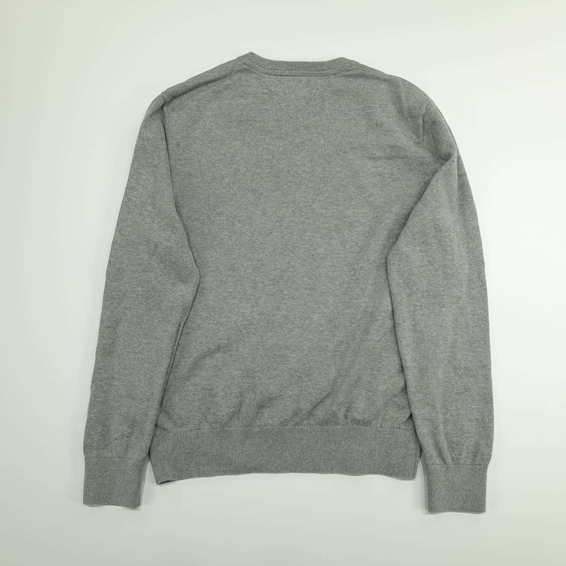 CN705 S 타미힐피거 그레이 아가일 V넥 니트 스웨터 상품이미지8