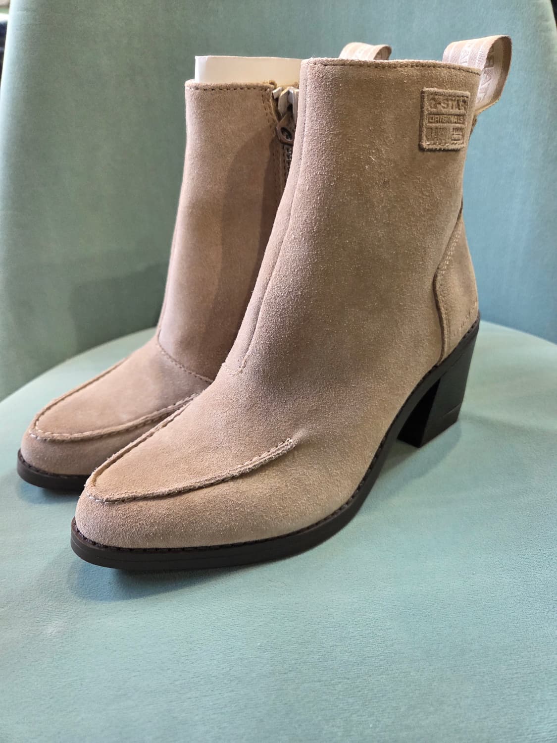 G-STAR 스웨이드 앵클 부츠 베이지(35/36/37/39) 상품이미지2