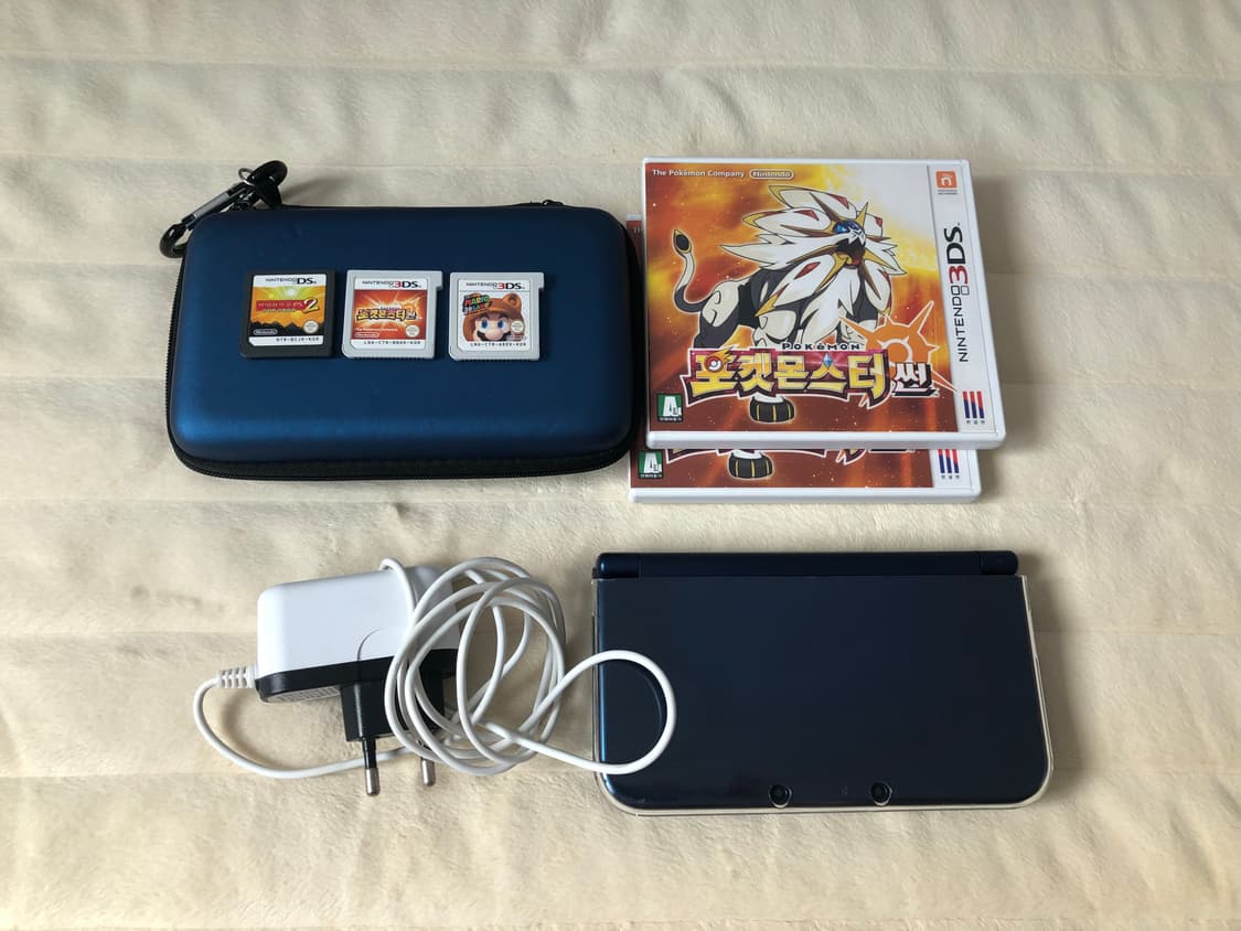 NEW 닌텐도 3DS XL (뉴큰다수) + 칩5개 일괄 상품이미지1