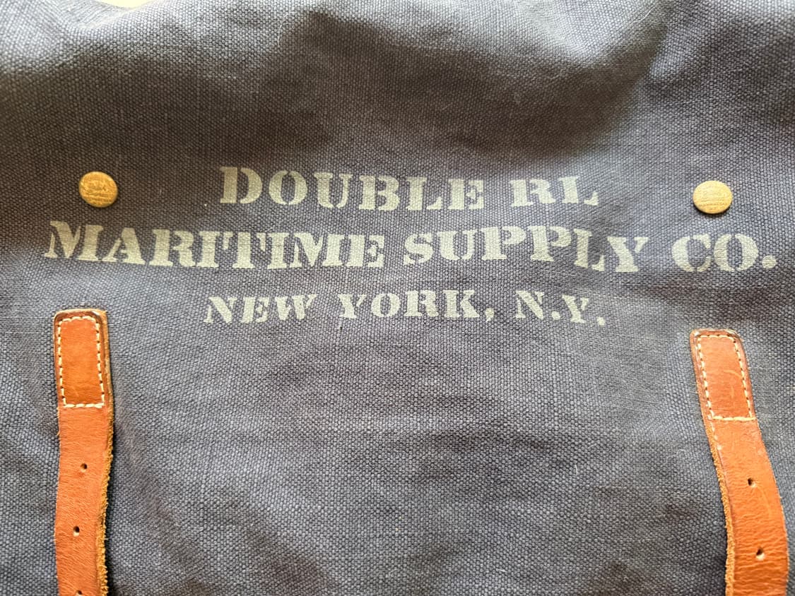 [희귀] RRL 더블알엘 마리타임 캔버스 메신저백 상품이미지2