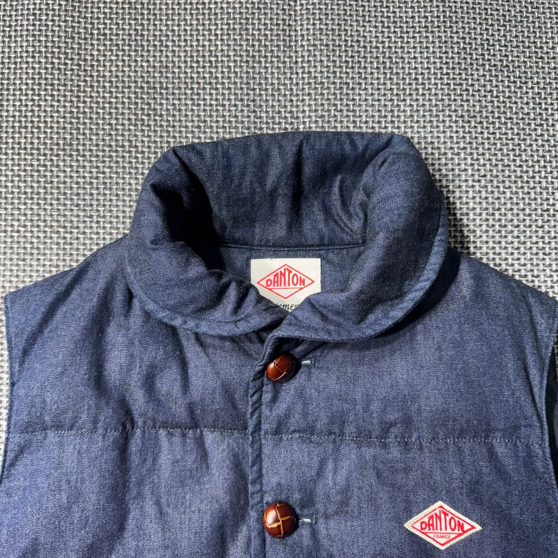 DANTON X BEAMS 패딩 베스트 네이비(105/OLD-8057) 상품이미지9
