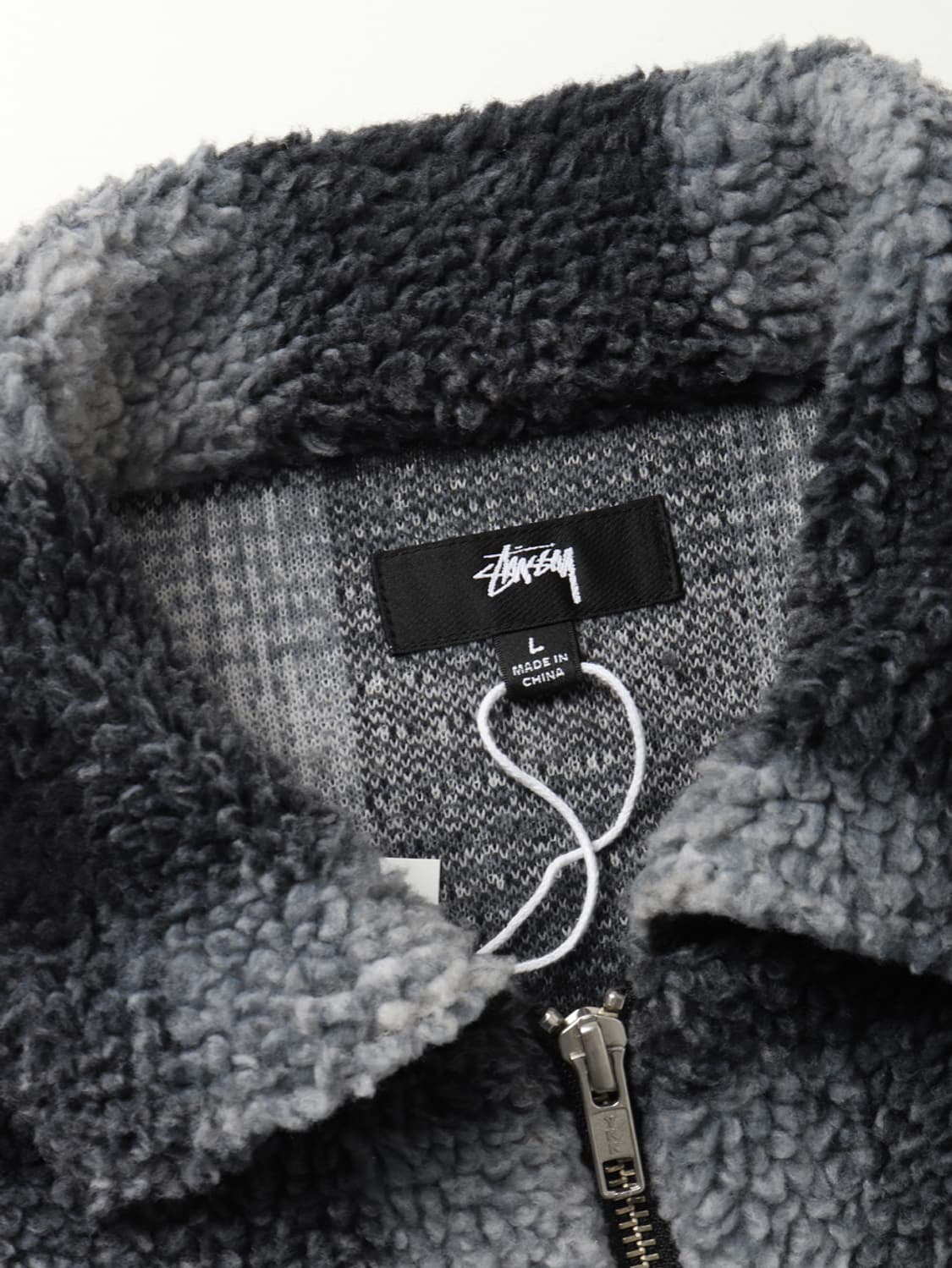 스투시 STUSSY Plaid Fleece Zip Shirt Jacket 상품이미지4