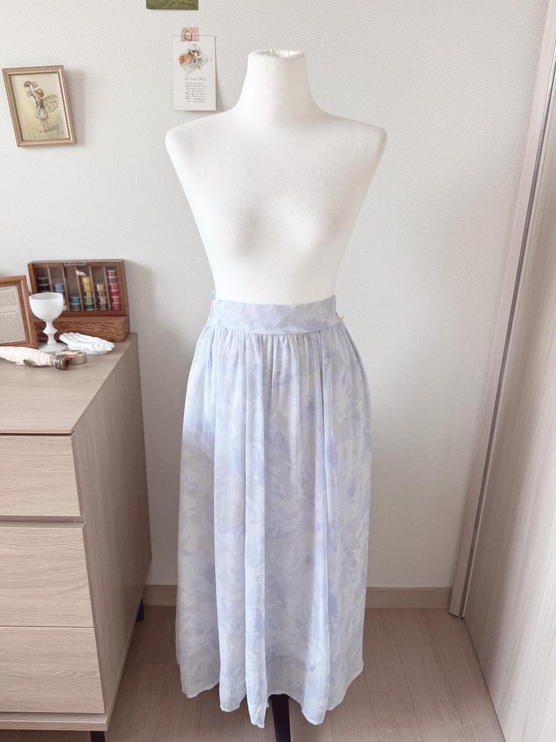 얼스뮤직 플라워 롱스커트 상품이미지1