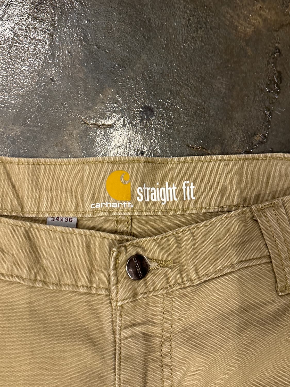 칼하트 스트레이트핏 워크팬츠 34x36 상품이미지3