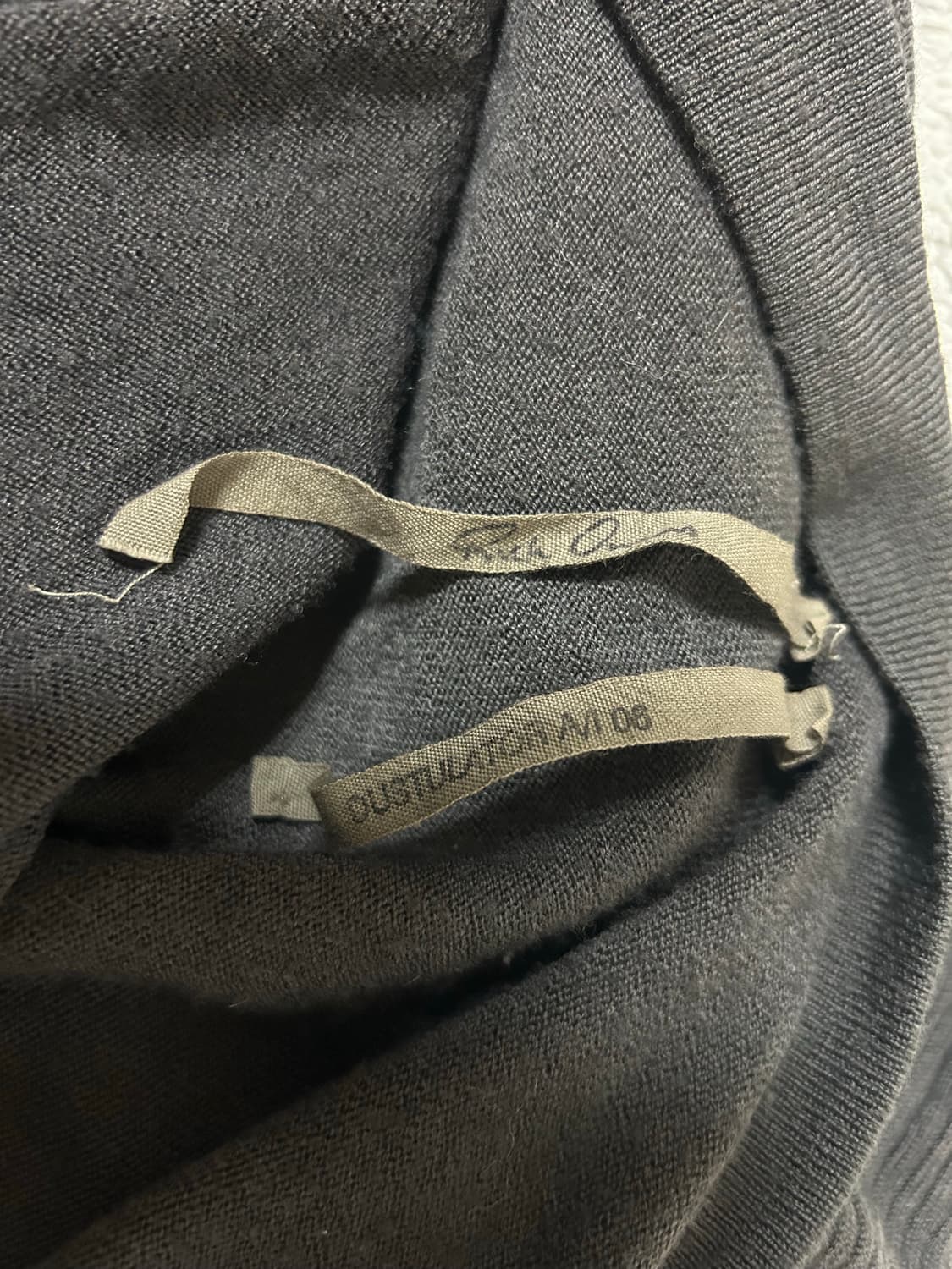 Rick owens 06 dustulator drape cardigan 상품이미지2