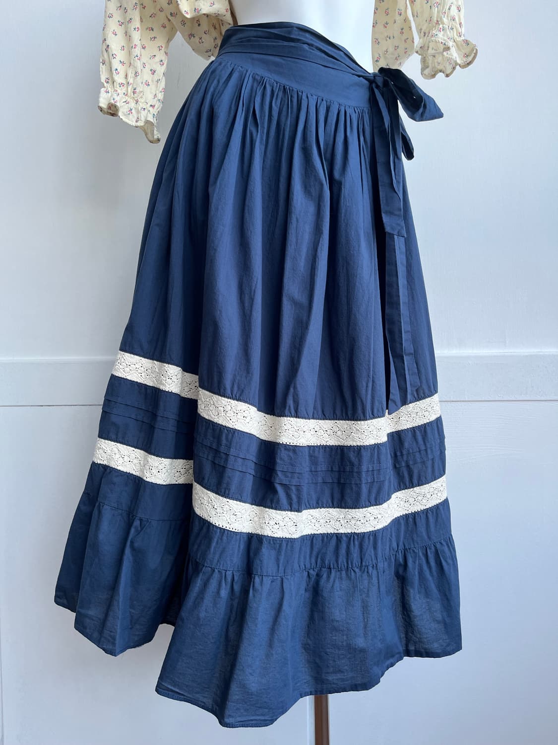 Darling made 레이스 랩 롱 스커트 상품이미지2