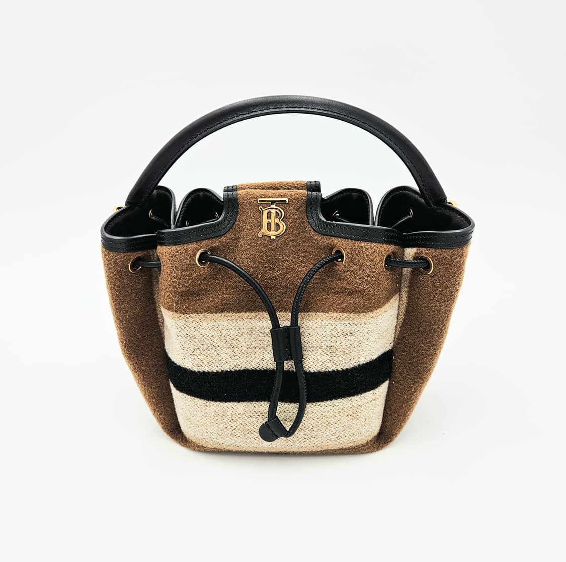 버버리 TB 로고 미니 캔버스 버킷백 상품이미지2