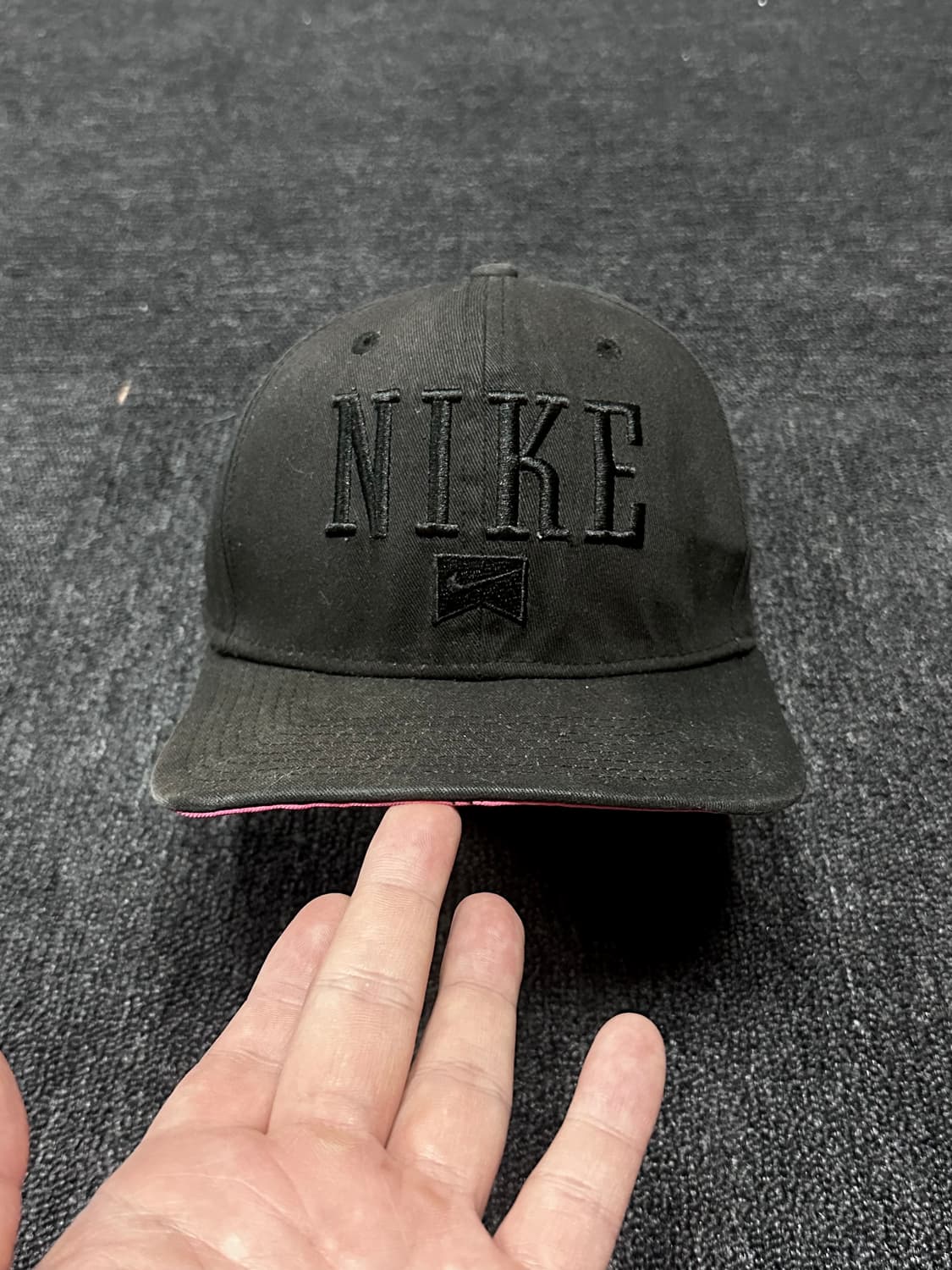 Nike 빈티지  한정판 Flatbill Wordmark 커브형 스냅백 상품이미지4