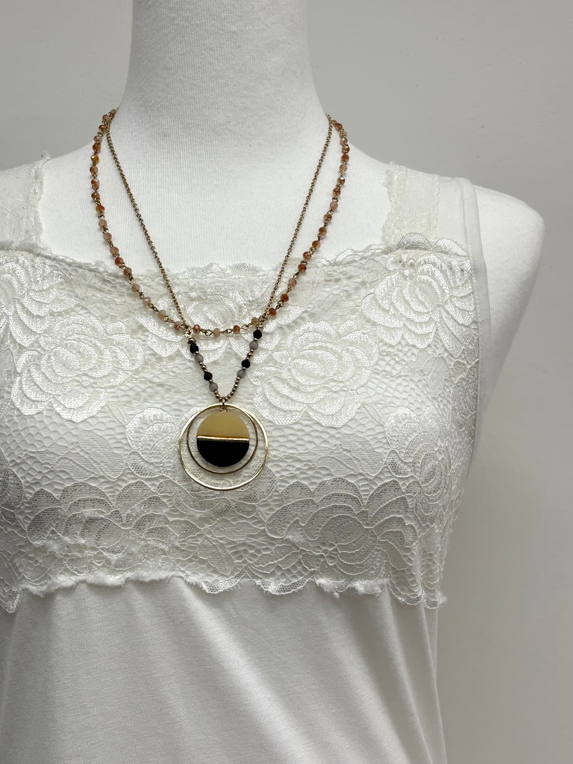 빈티지 레이어드 목걸이 상품이미지1