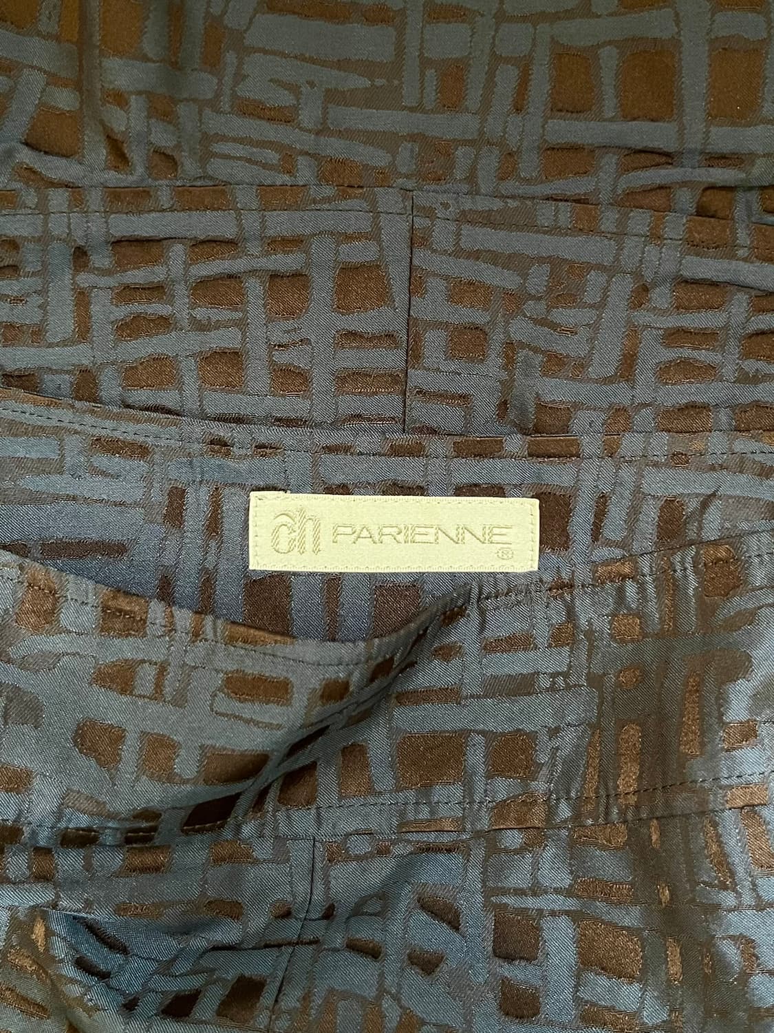 Ch parienne 블루블랙 체크 스커트 상품이미지10