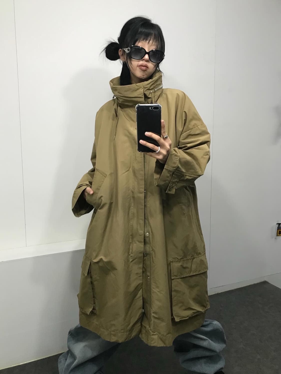 Zucca Military High-Neck Two-way Jacke 상품이미지6