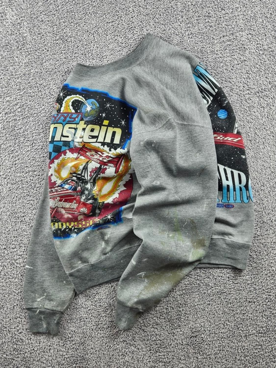 케니 번스타인 버드와이저 킹 월드 챔피언 맨투맨 (L추정) / 9333 상품이미지3