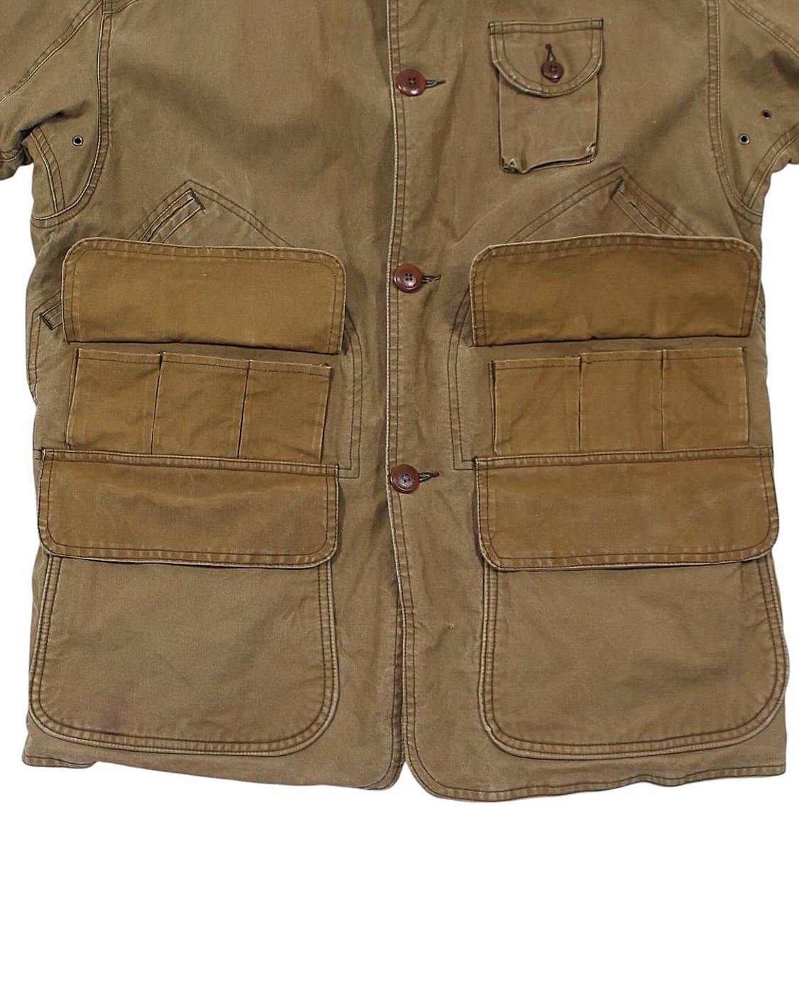 80-90s USA 폴로랄프로렌 오일클로스 왁스 헌팅 자켓 빈티지 미국제 상품이미지6