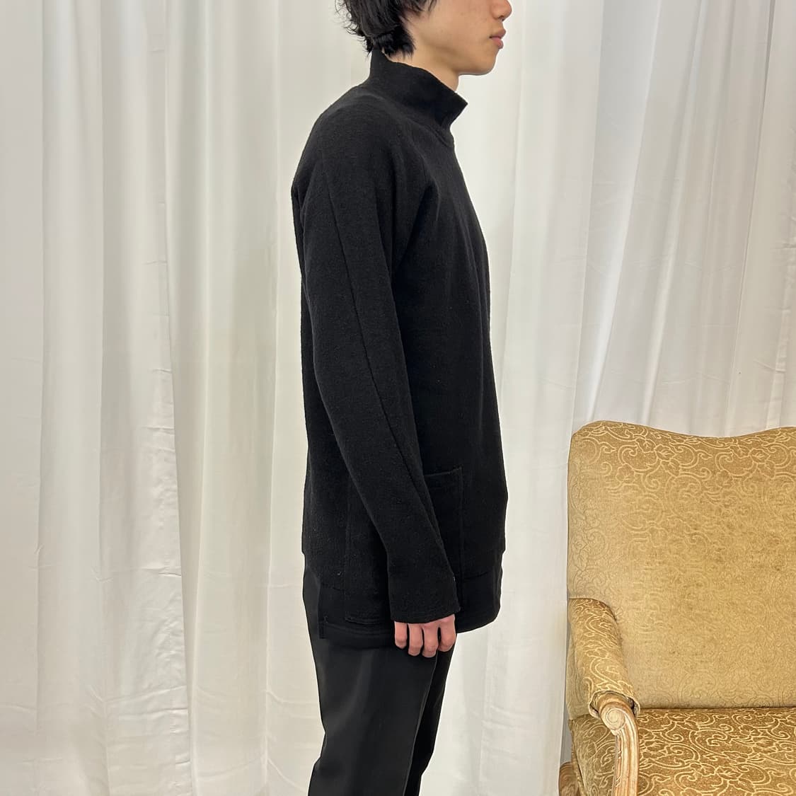 The viridi anne 축융 울 하이넥 니트 상품이미지2