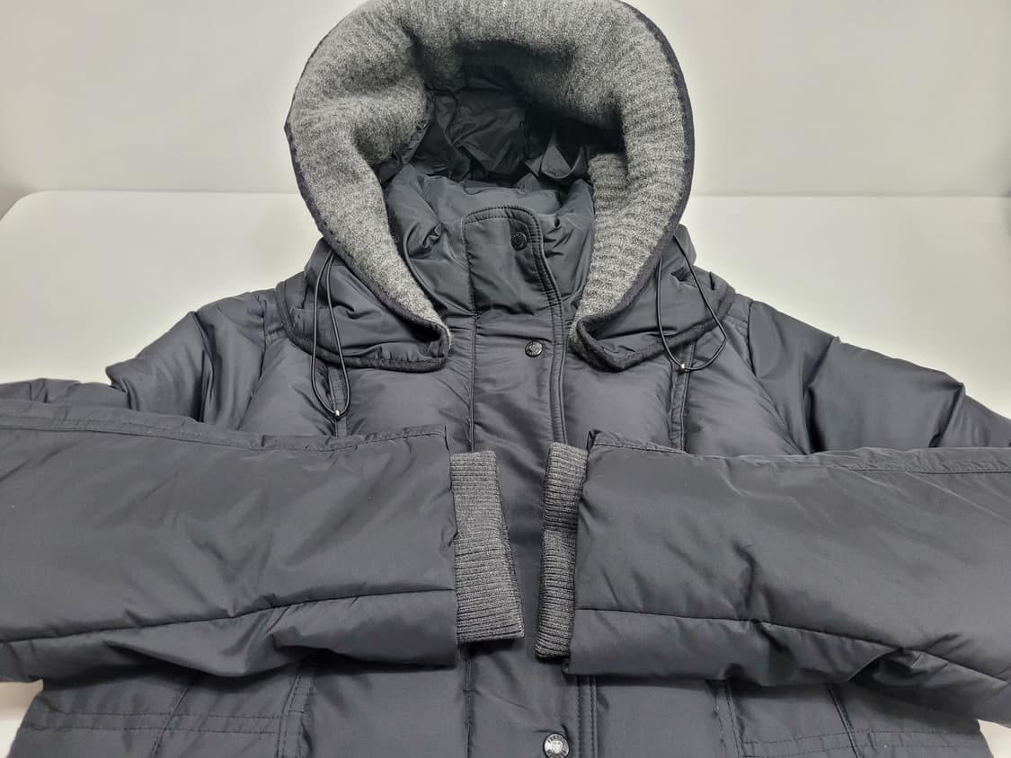 FANTOM 팬텀 빅후드 다운 롱 패딩 / 여 100 블랙 상품이미지4