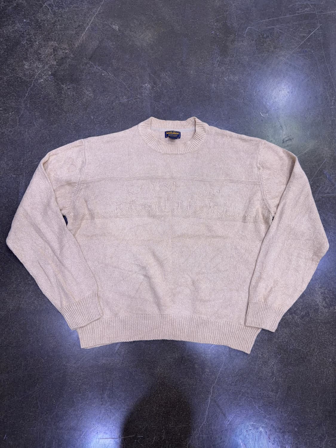 울리치 지카드 노루 디어 니트 스웨터 탄베이지 XL 상품이미지1