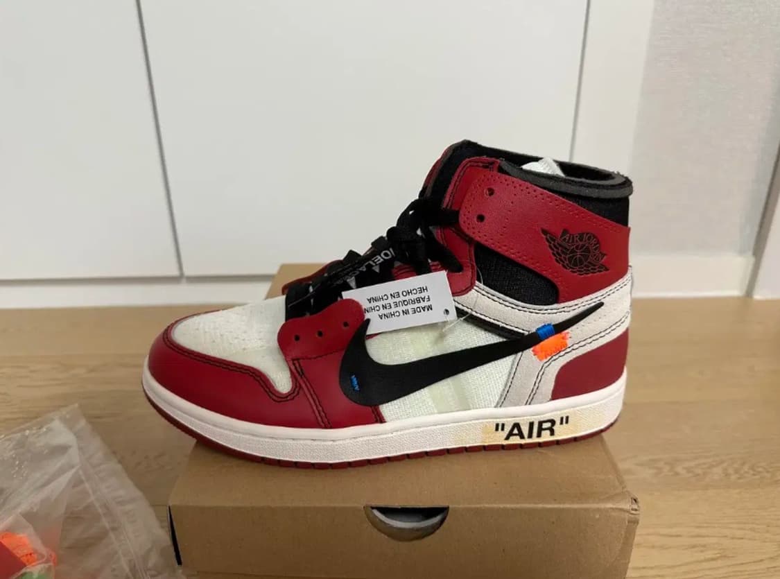 나이키 오프화이트 조던 1 og 시카고  상품이미지4
