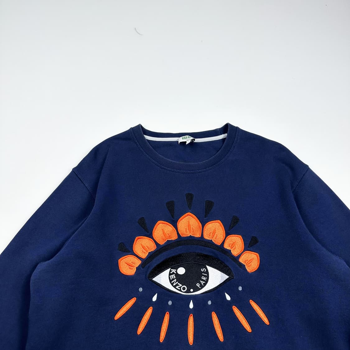 KENZO 겐조 빅아이즈 자수 맨투맨 네이비 L 상품이미지2