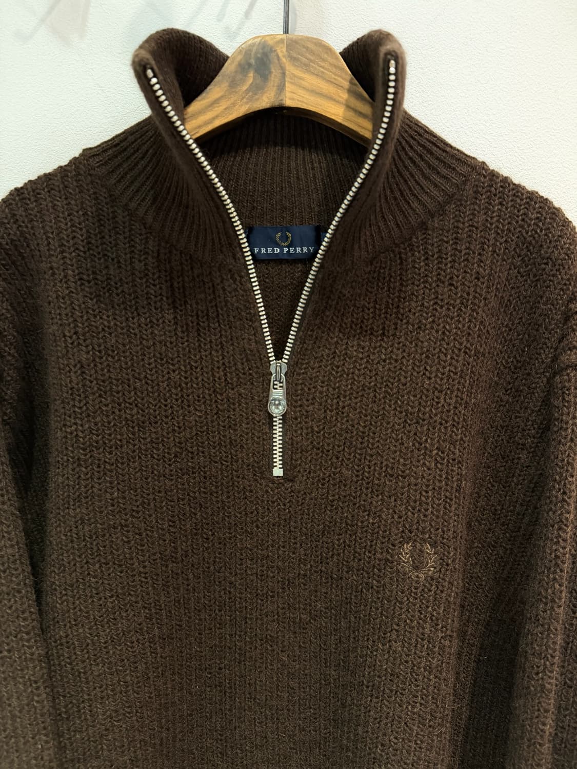 Fred Perry 하프집업 니트 상품이미지1