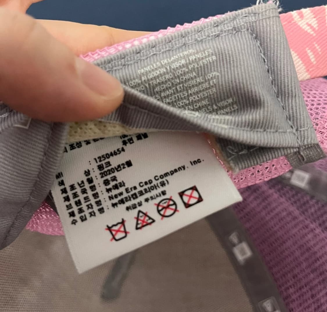 [New Era]뉴에라 메쉬 핑크 볼캡(새상품) 상품이미지6