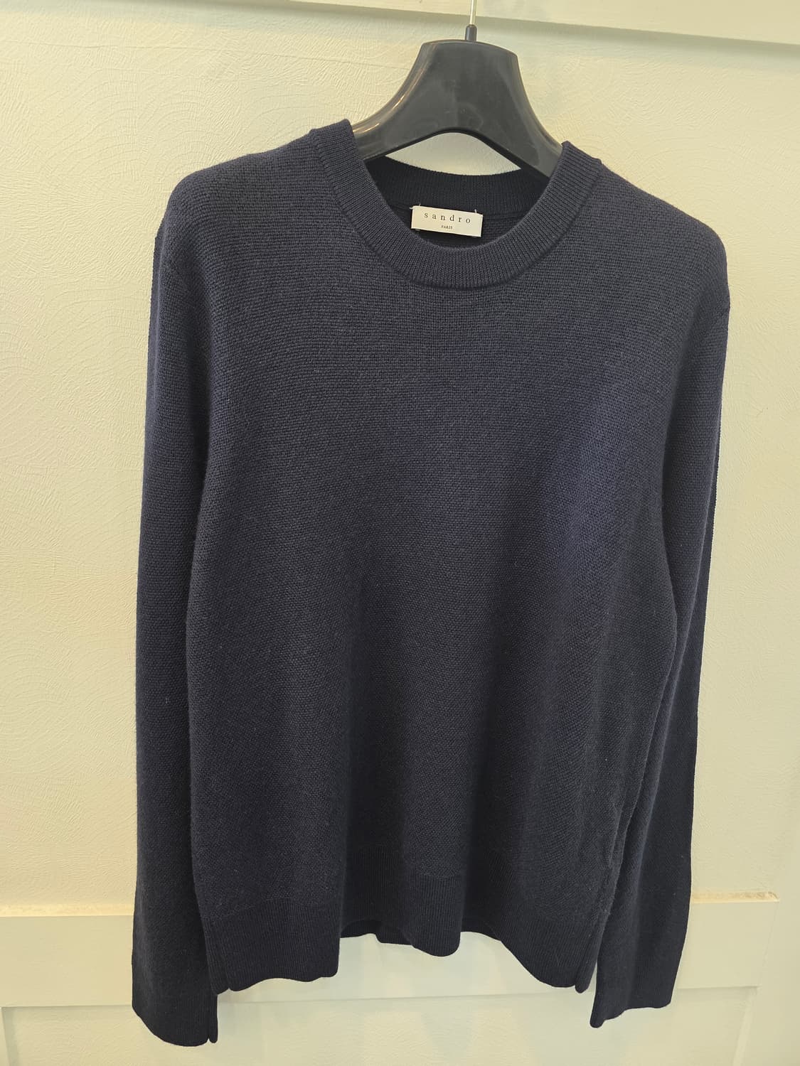 산드로 네이비 니트 상의 상품이미지2