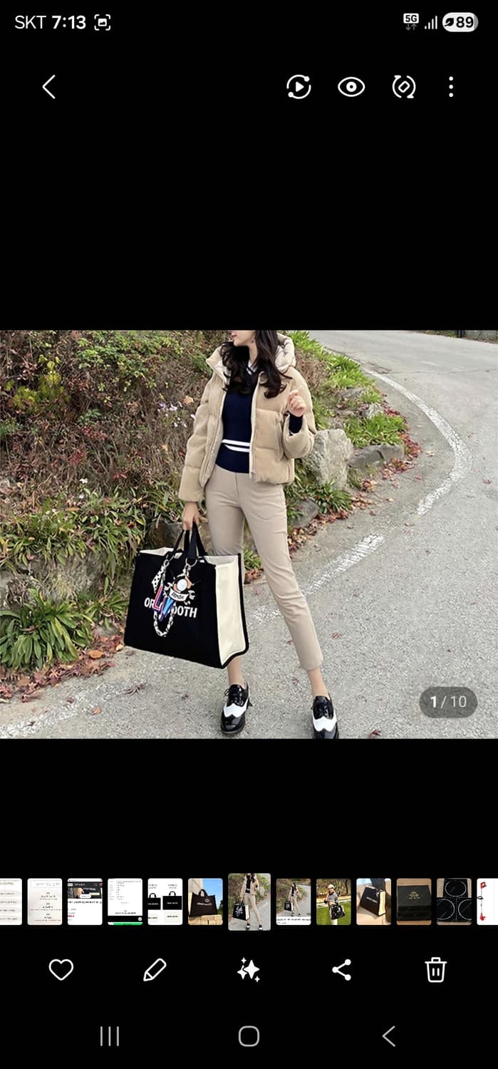 오르노부스 쿠바레백 잭슨GM파우치세트골프도트새상품미사용 상품이미지9